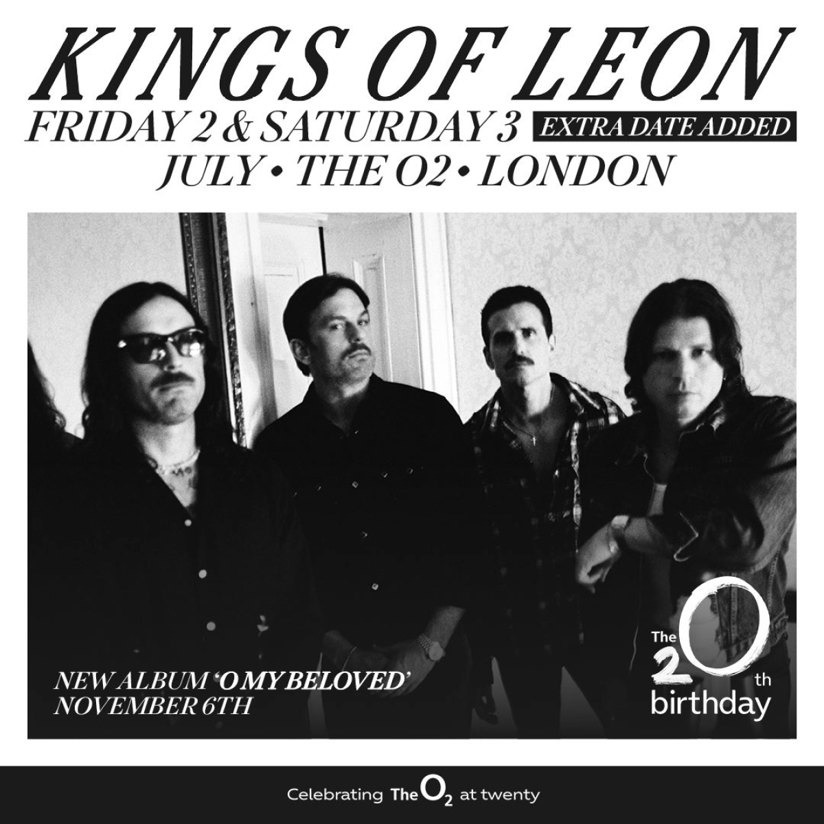 Kings of Leon at The O2 Arena Tickets