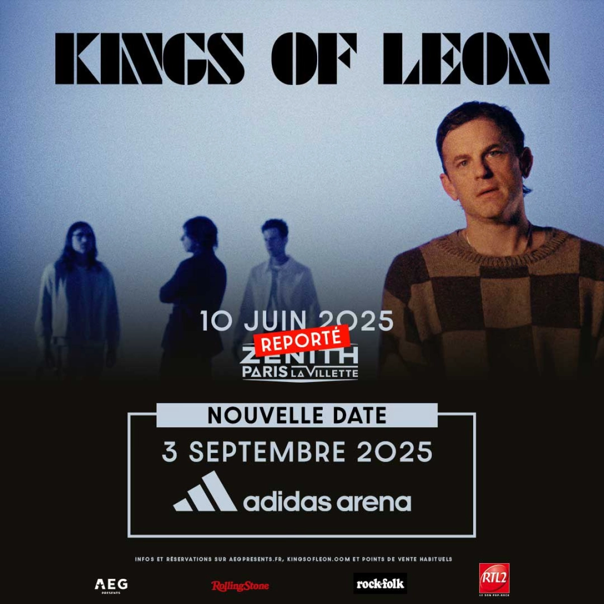 Kings of Leon at Adidas Arena Tickets