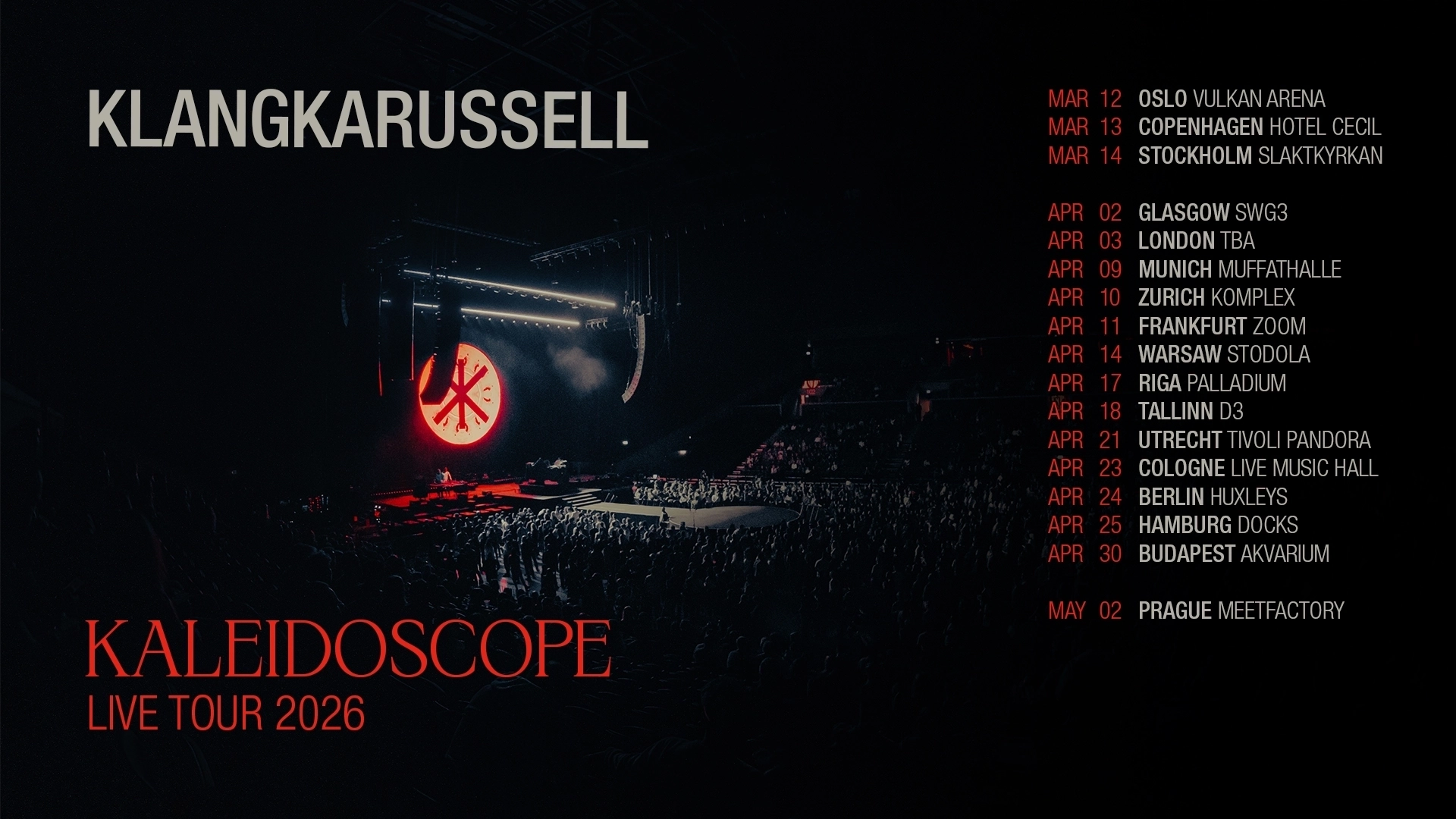 Billets Klangkarussell (Live Music Hall - Cologne)