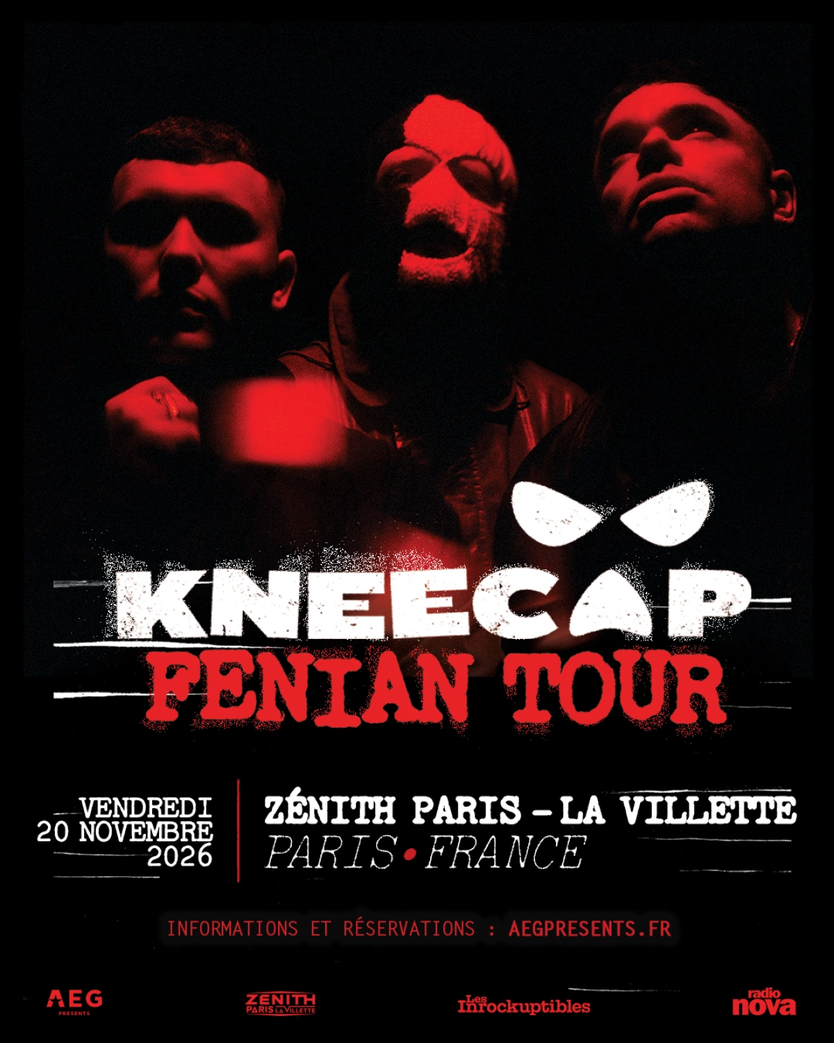 Billets Kneecap (Zenith Paris - Paris)