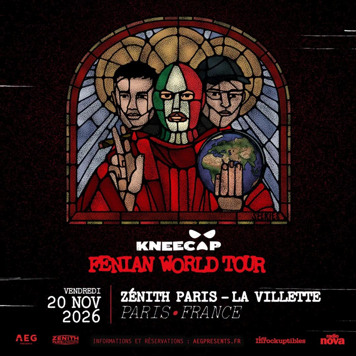 Kneecap en Zenith Paris Tickets