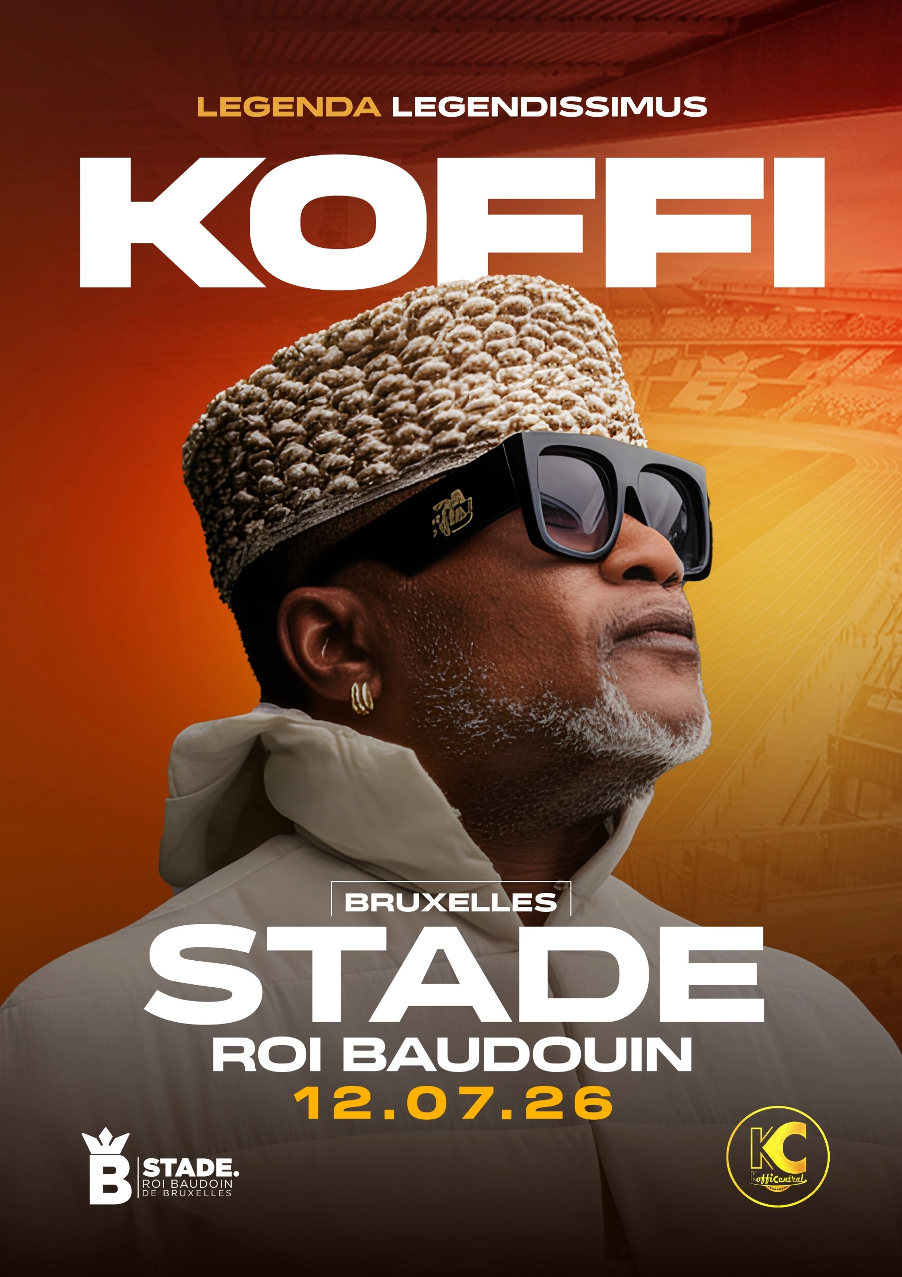 Billets Koffi Olomidé (King Baudouin Stadium - Bruxelles)