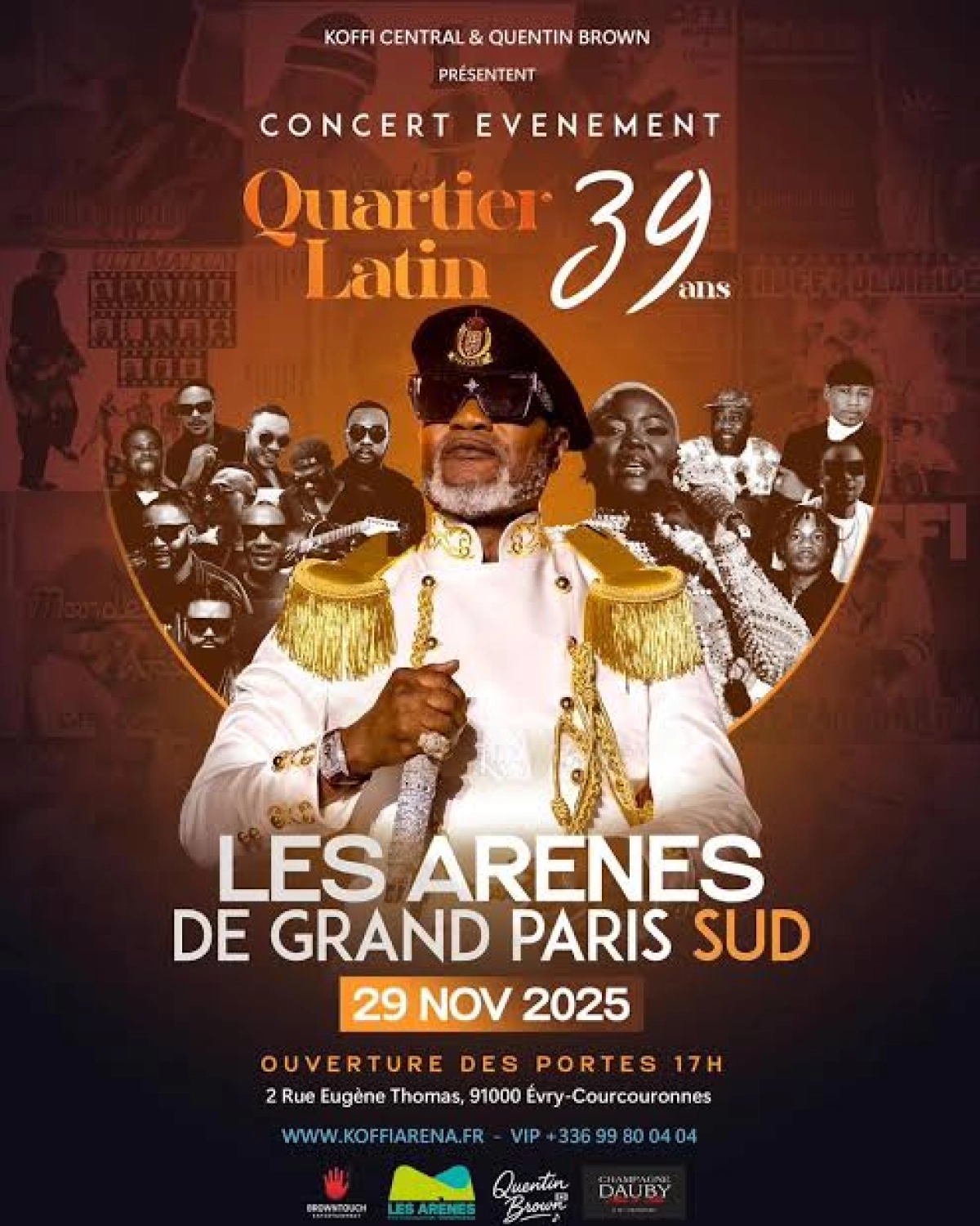 Billets Koffi Olomidé (Les Arènes Evry-Courcouronnes - Evry-Courcouronnes)