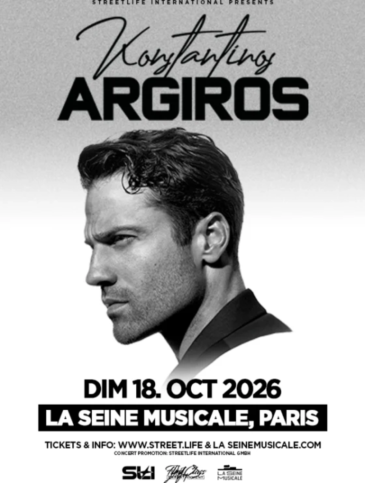 Konstantinos Argiros at La Seine Musicale Tickets