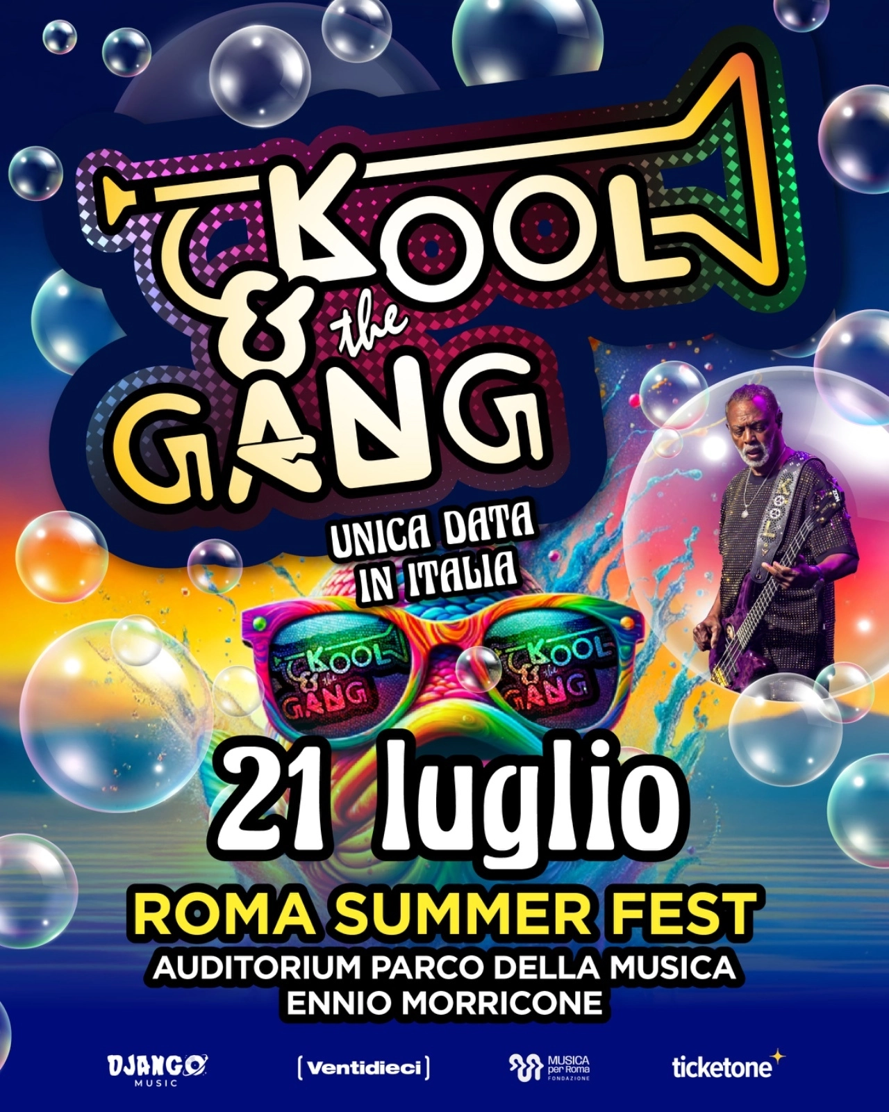 Billets Kool and the Gang (Cavea Auditorium Parco della Musica - Rome)
