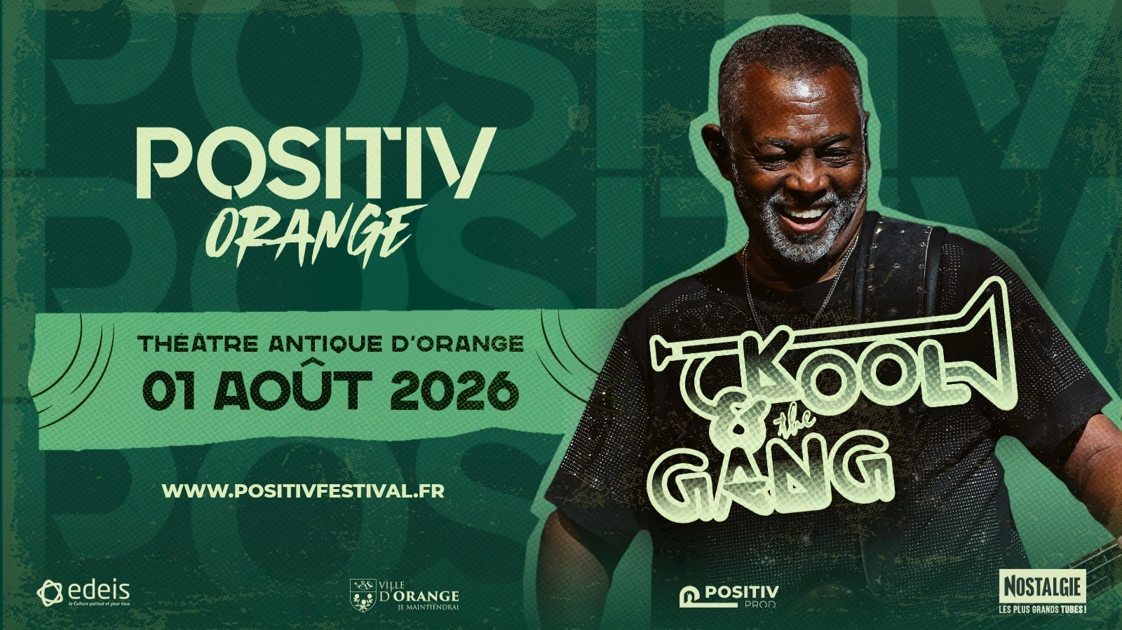 Billets Kool and the Gang - Positiv (Theatre Antique Orange - Orange)
