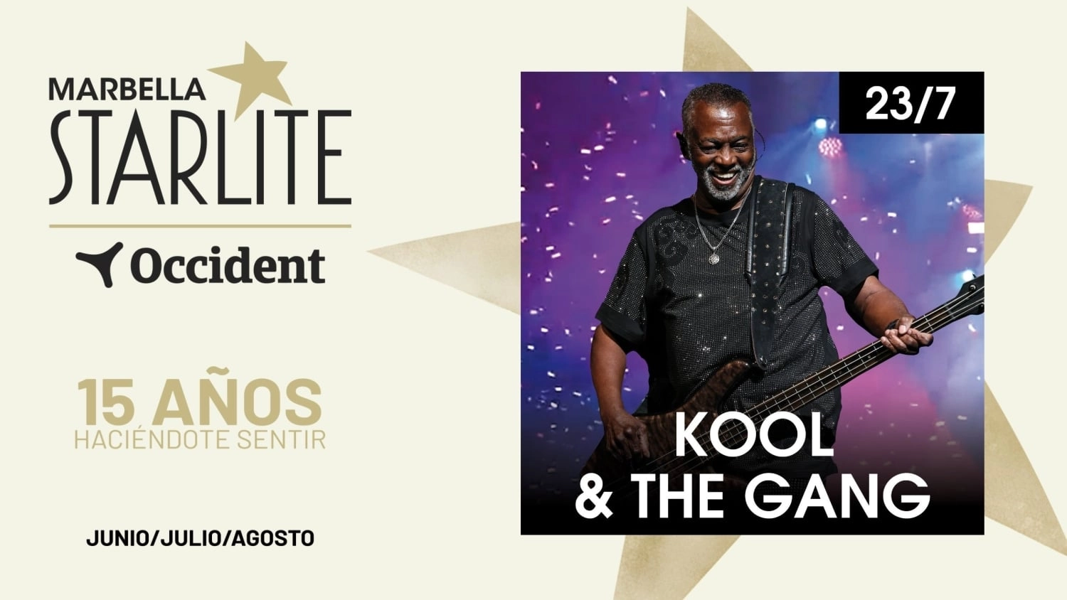 Kool and the Gang at Starlite Marbella Tickets