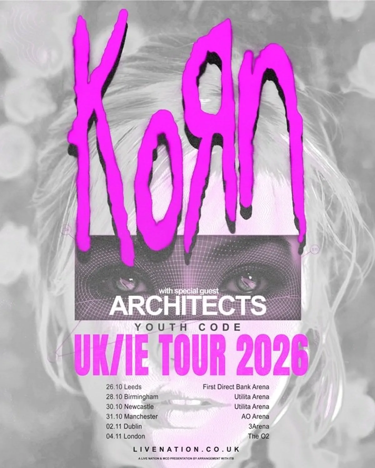 Billets Korn (First Direct Arena - Leeds)