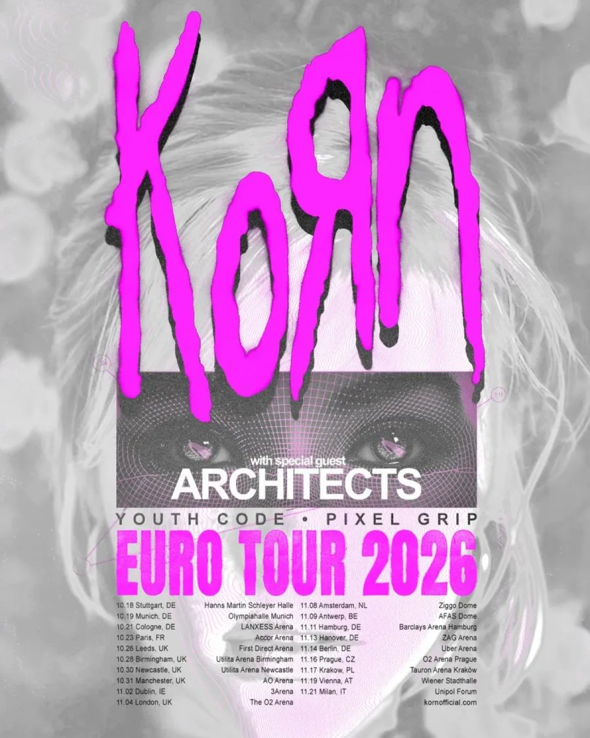 Billets Korn (O2 Arena Prague - Prague)