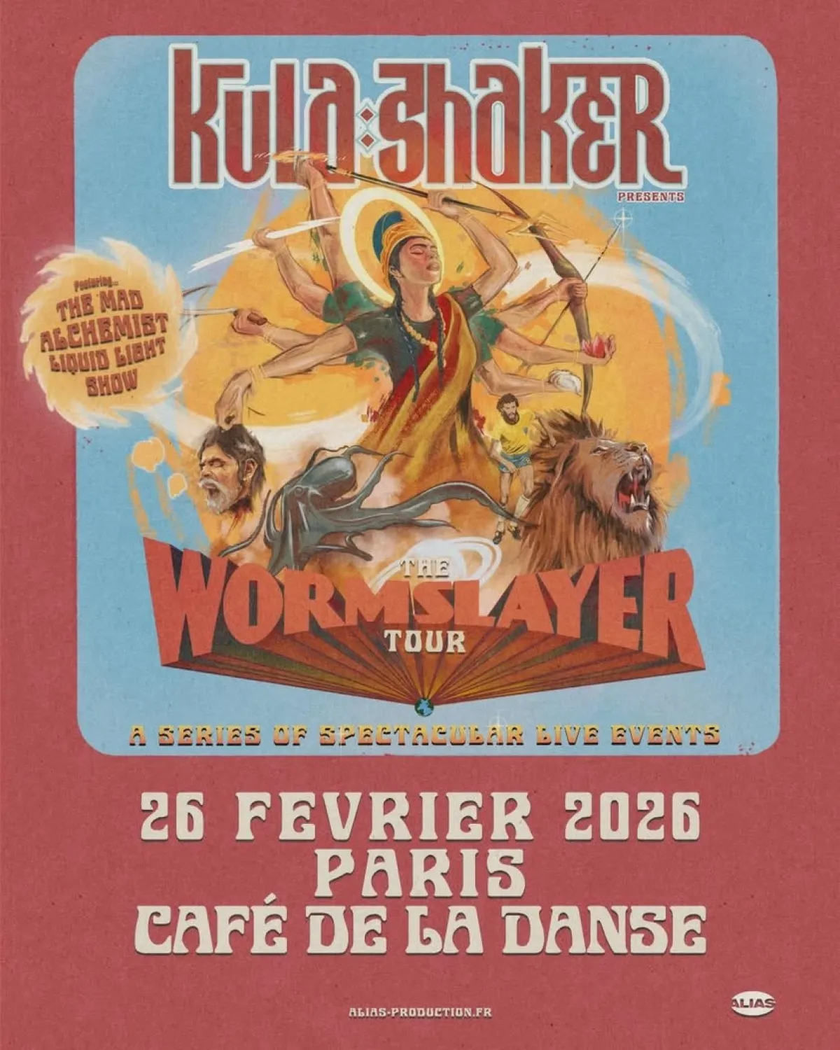 Billets Kula Shaker (Cafe De la Danse - Paris)