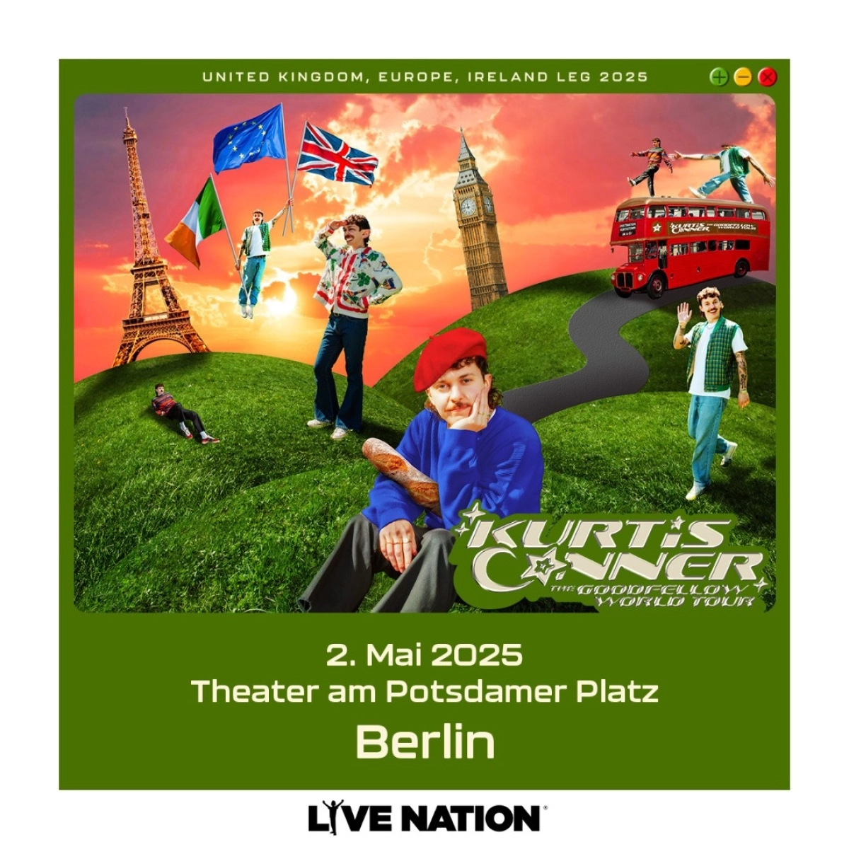 Billets Kurtis Conner (Theater Am Potsdamer Platz - Berlin)