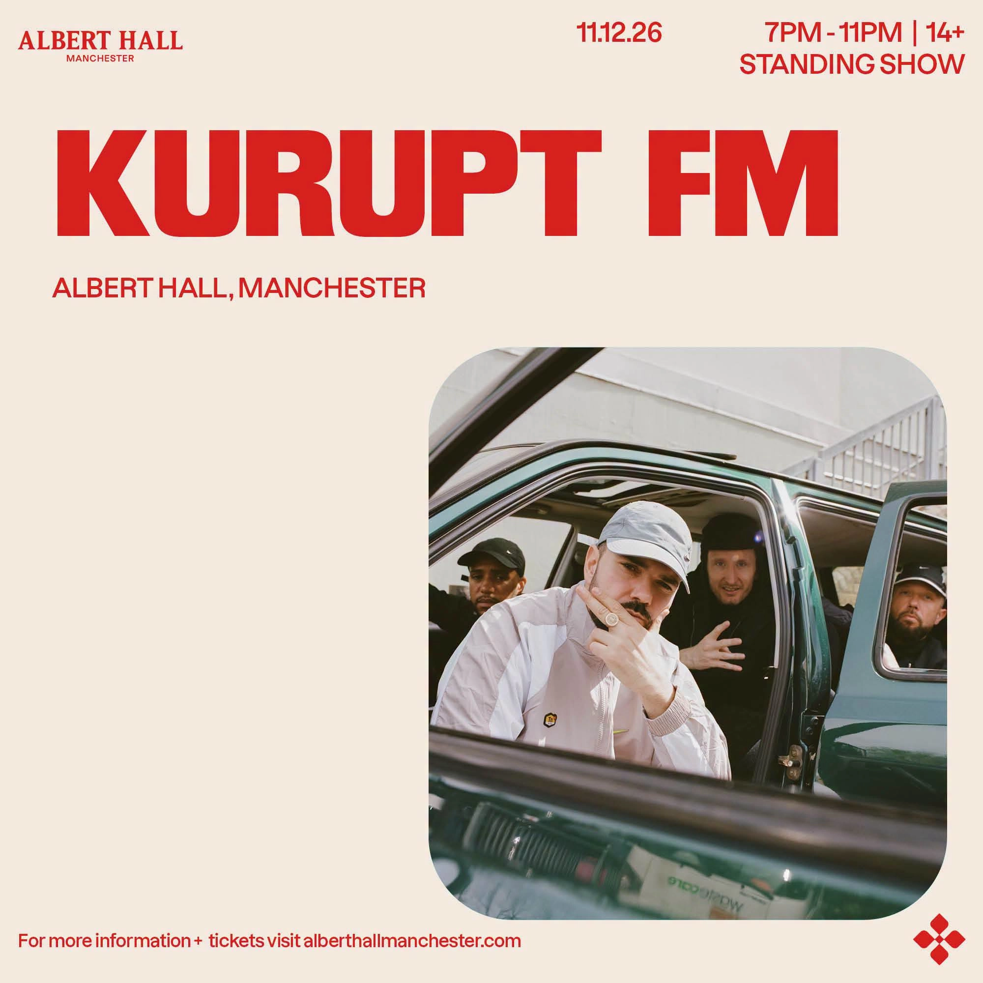 Kurupt FM at Albert Hall Manchester Tickets