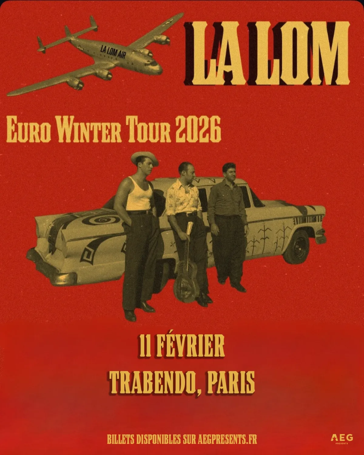 Billets LA LOM (Le Trabendo - Paris)