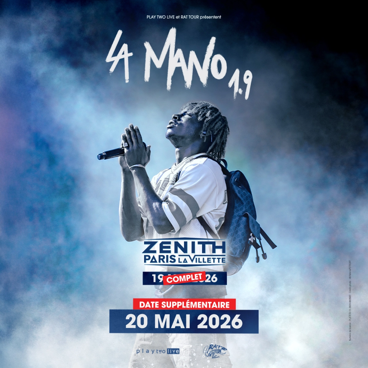Billets La Mano 1.9 (Zenith Paris - Paris)