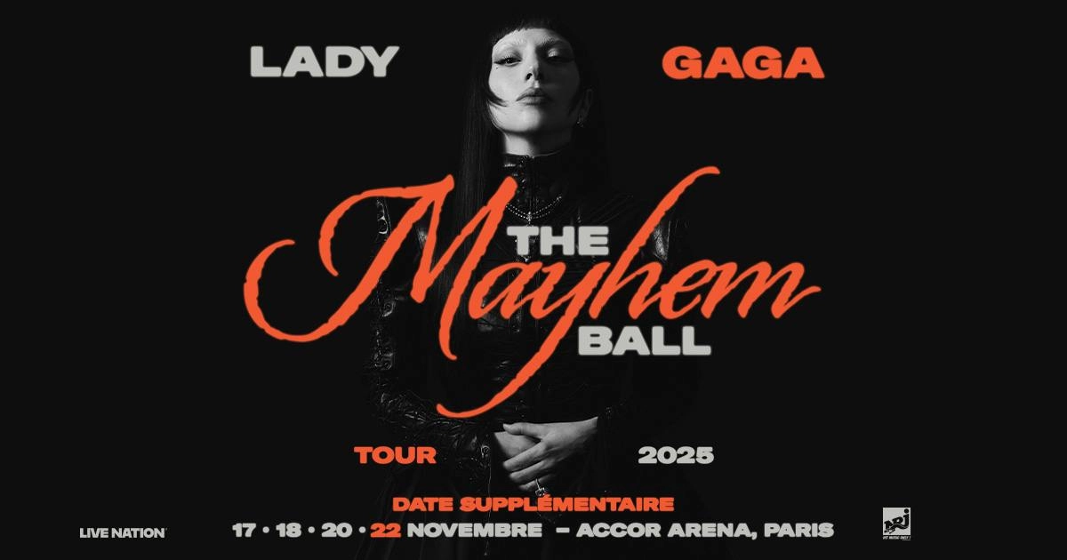 Billets Lady Gaga (Accor Arena - Paris)