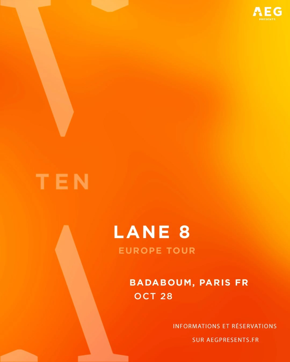 Lane 8 at Badaboum Tickets
