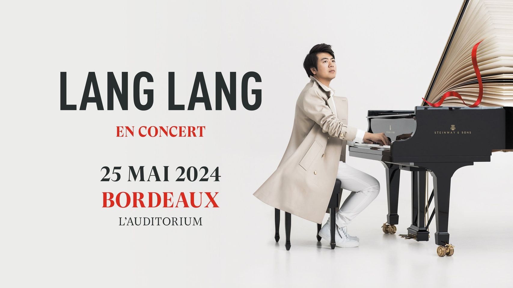 Lang Lang en Auditorium Opera de Bordeaux Tickets