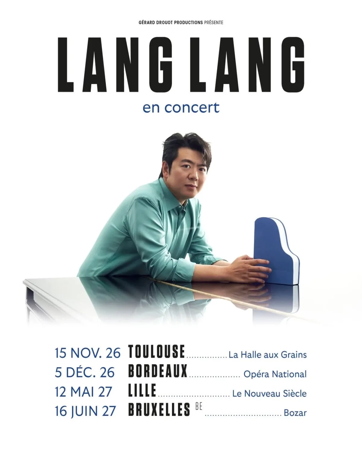 Billets Lang Lang (Nouveau Siècle - Lille)