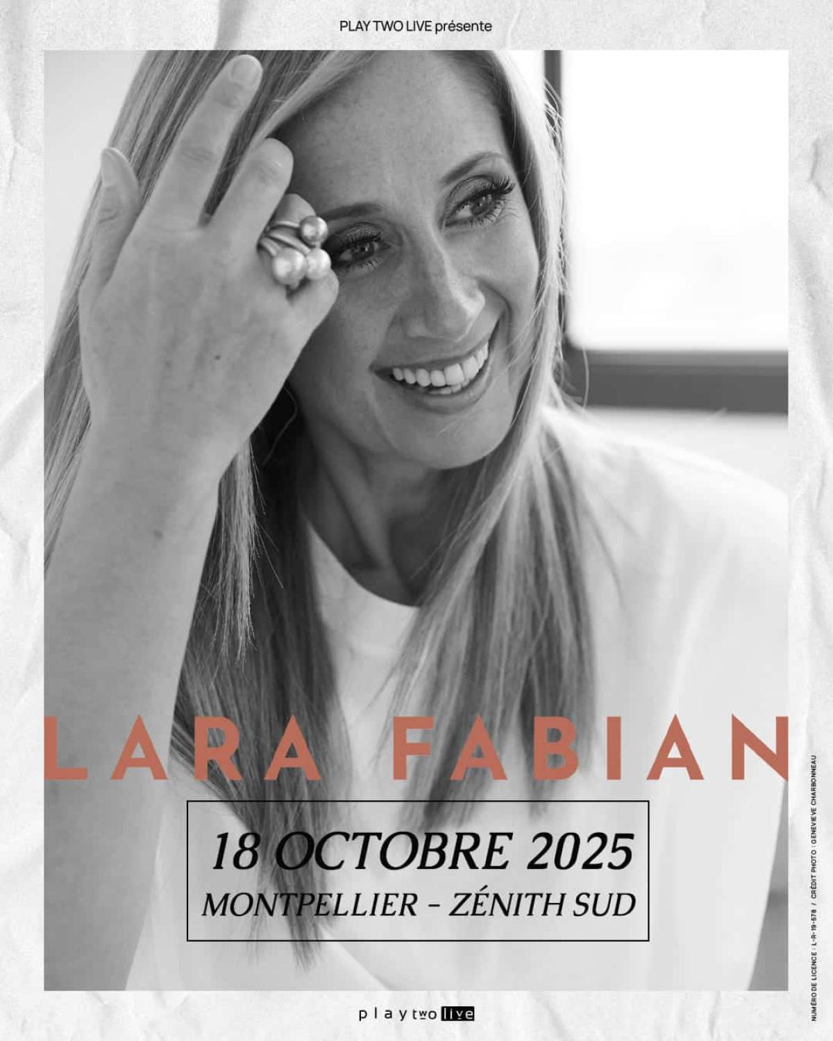 Lara Fabian al Zenith Montpellier Tickets