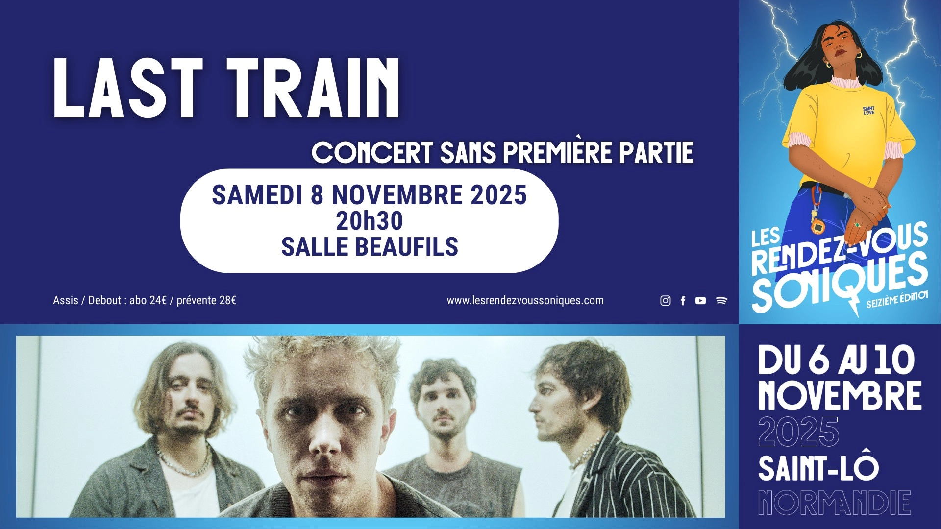 Last Train at Salle Fernand Beaufils Tickets