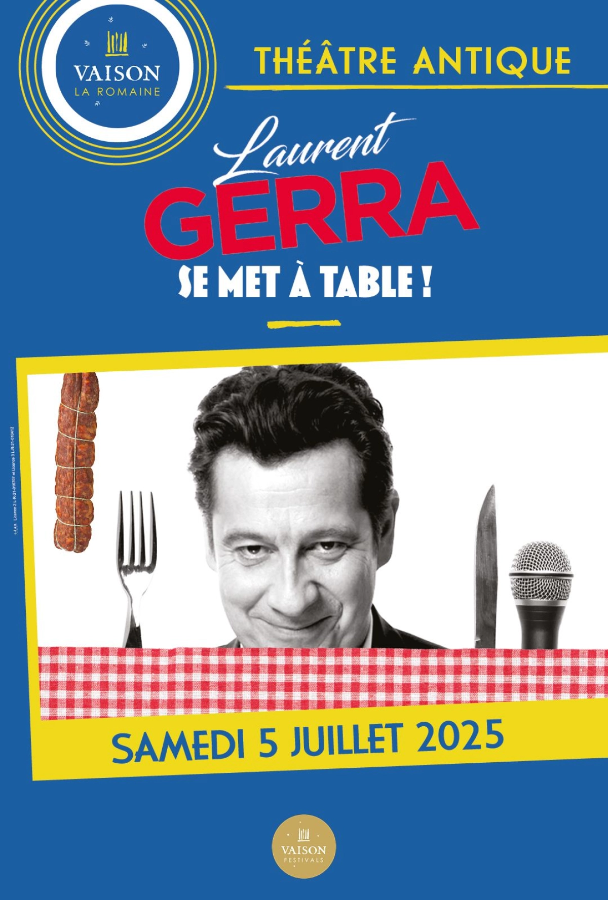 Laurent Gerra in der Theatre Antique Vaison La Romaine Tickets