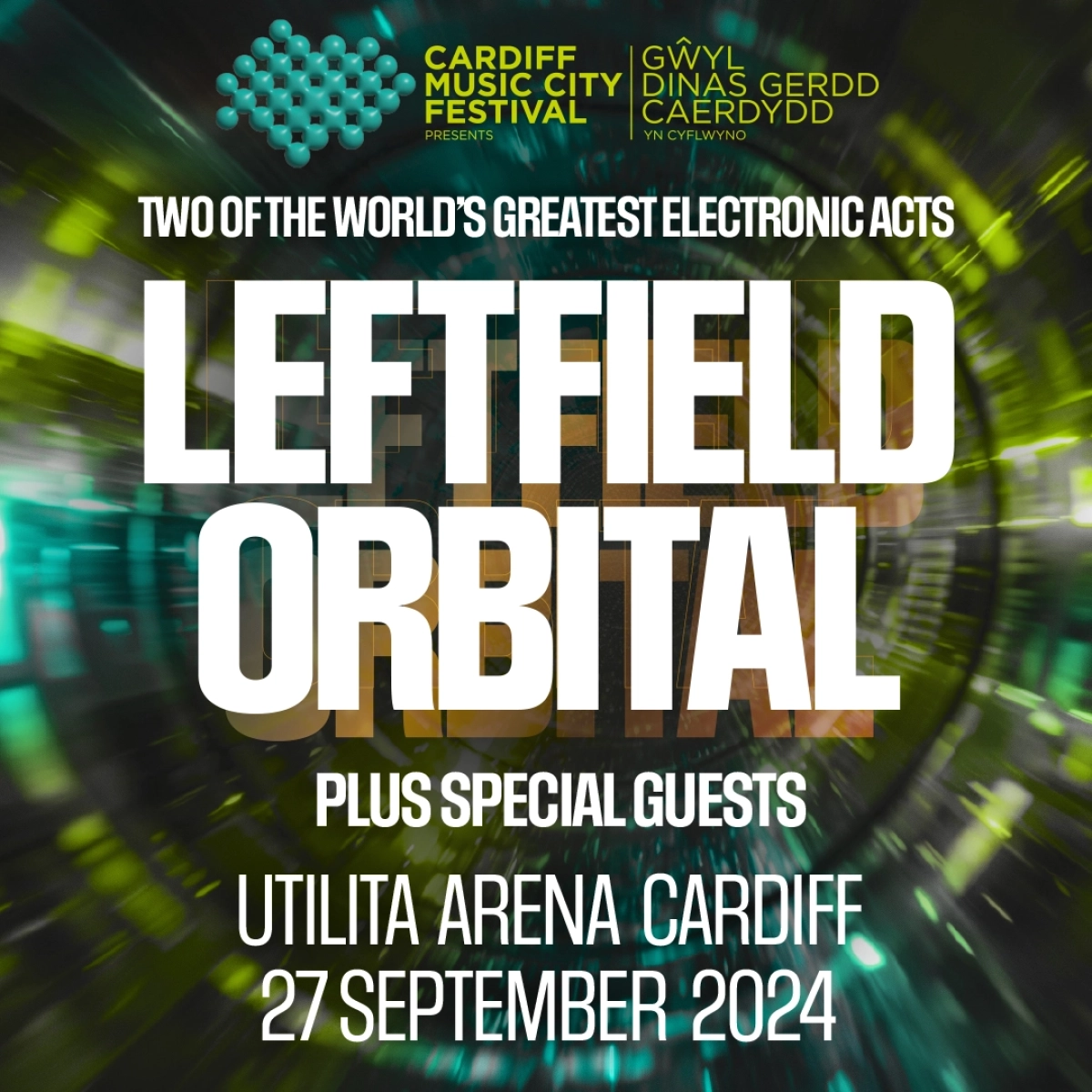 Leftfield - Orbital al Utilita Arena Cardiff Tickets
