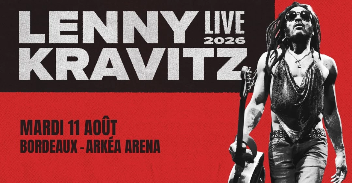 Billets Lenny Kravitz (Arkea Arena - Bordeaux)