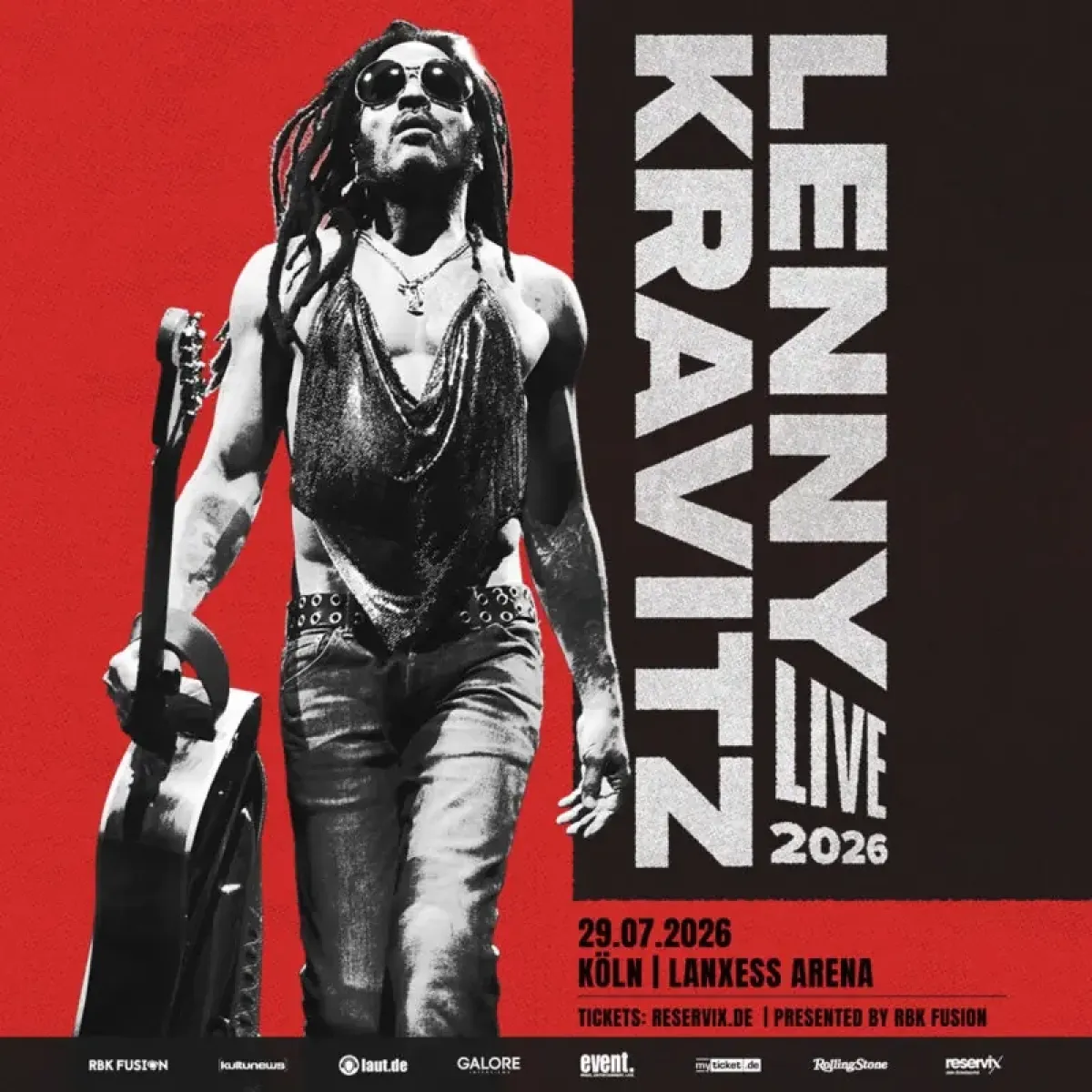 Billets Lenny Kravitz (Lanxess Arena - Cologne)