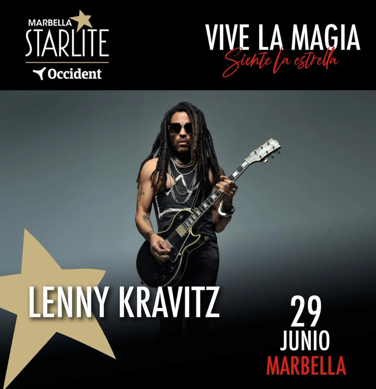 Lenny Kravitz al Starlite Marbella Tickets