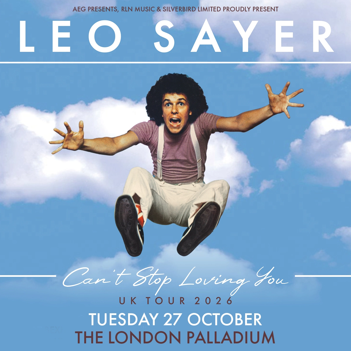 Leo Sayer at London Palladium Tickets