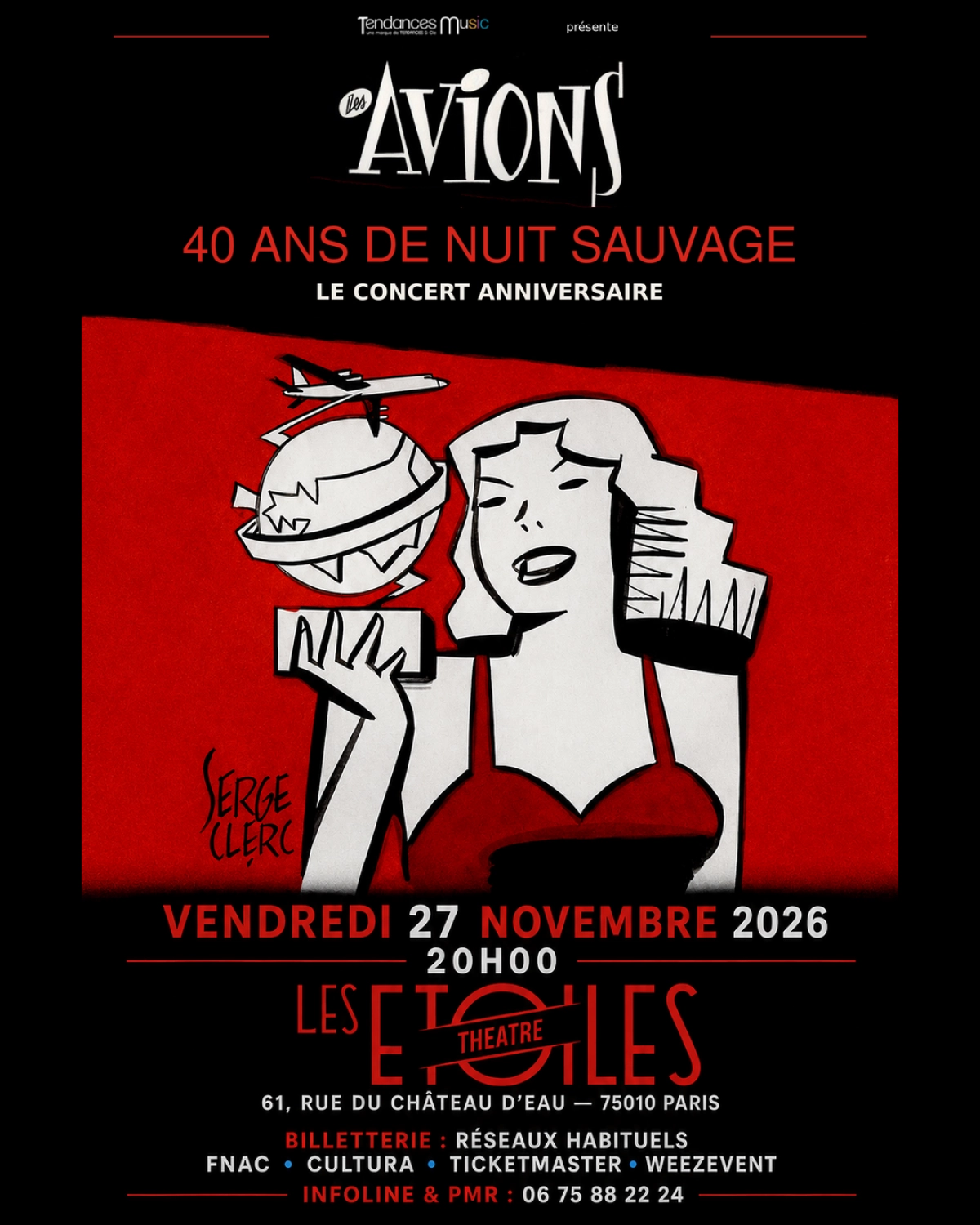 Les Avions at Les Etoiles Tickets