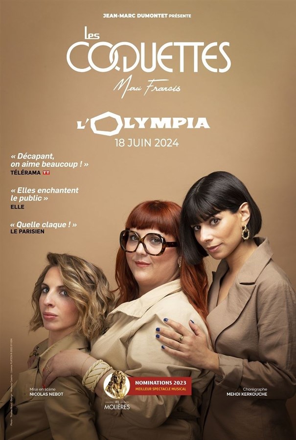 Les Coquettes at Olympia Tickets