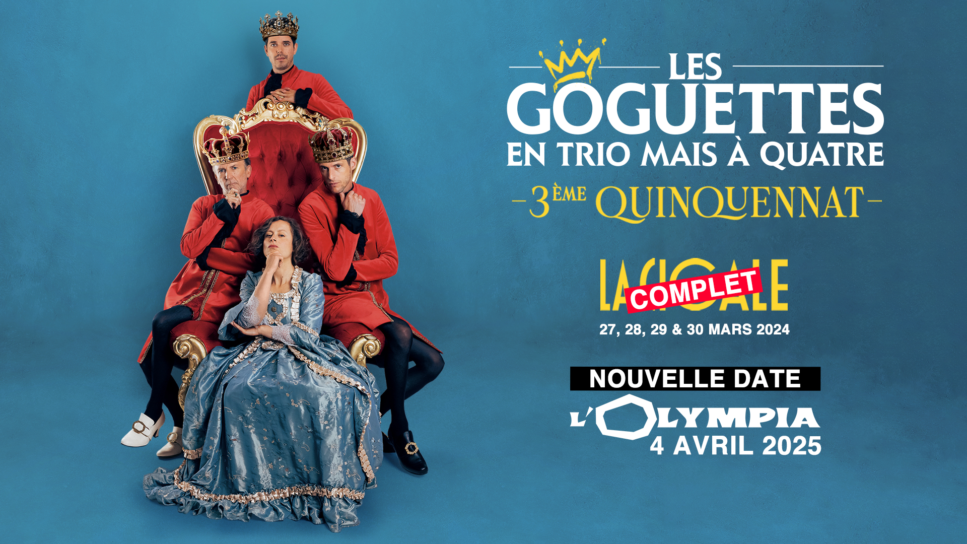 Les Goguettes at Olympia Tickets