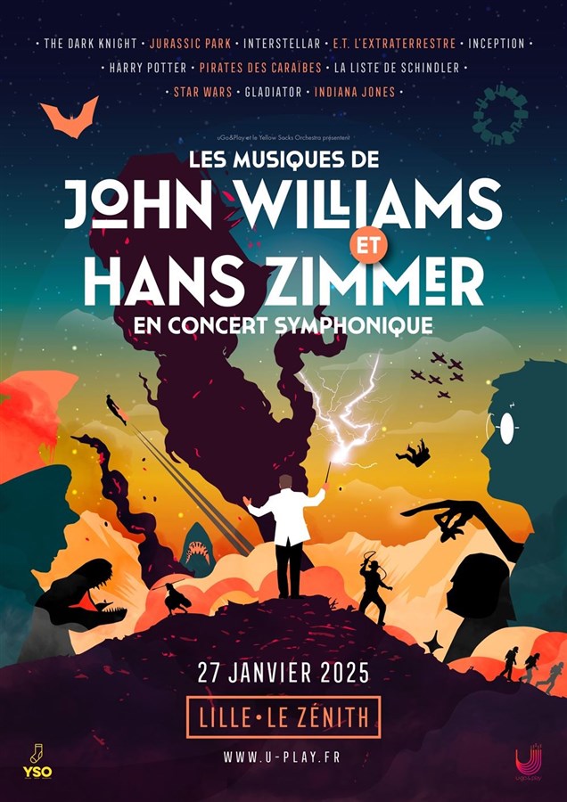 Les Musiques De John Williams al Zenith Lille Tickets