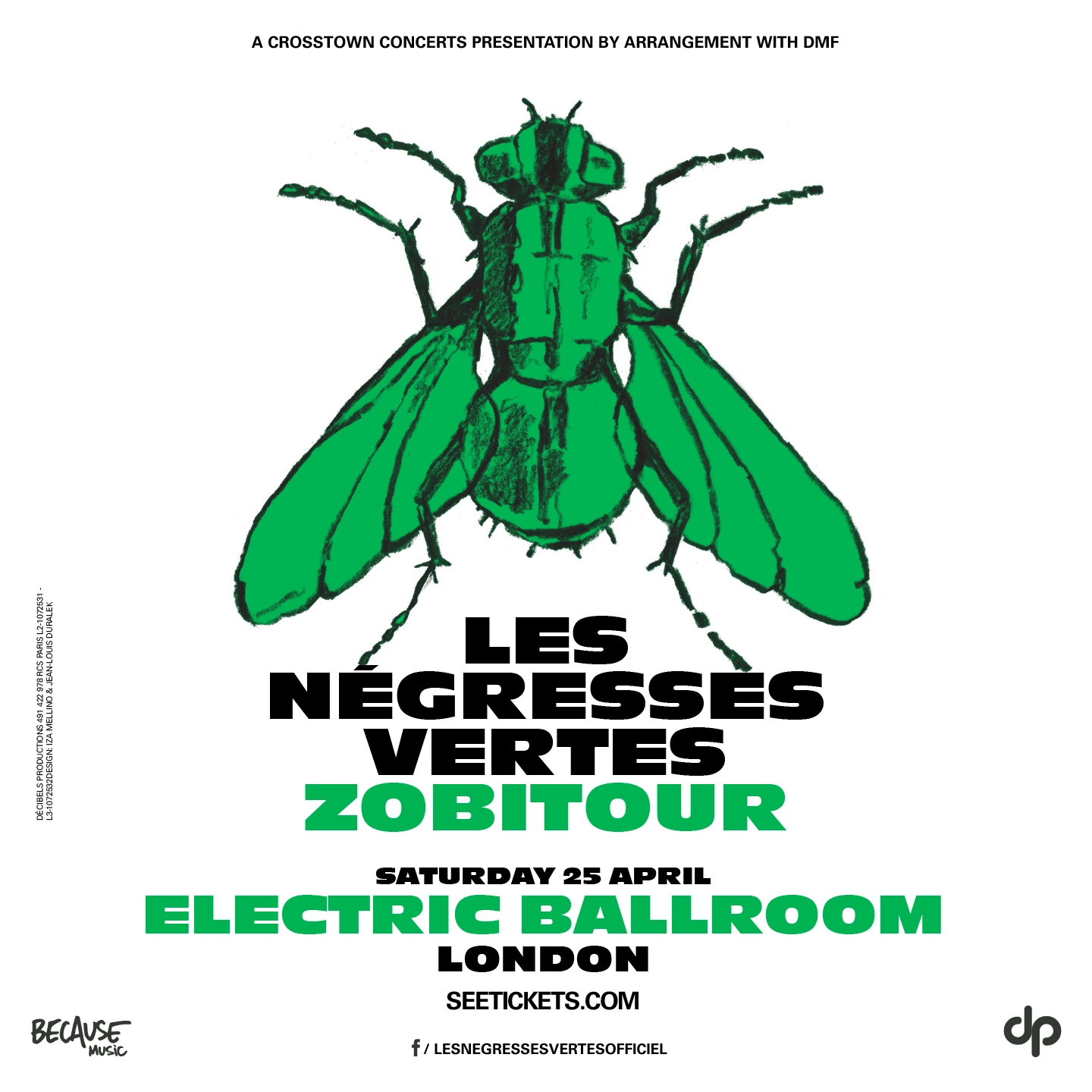 Billets Les Négresses Vertes (Electric Ballroom - Londres)