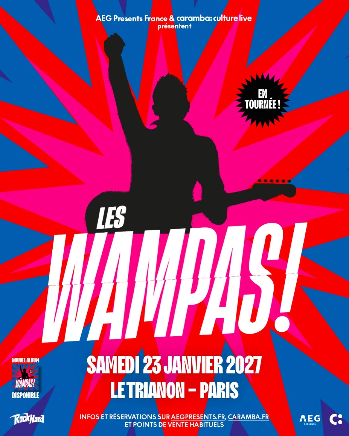Les Wampas at Le Trianon Tickets
