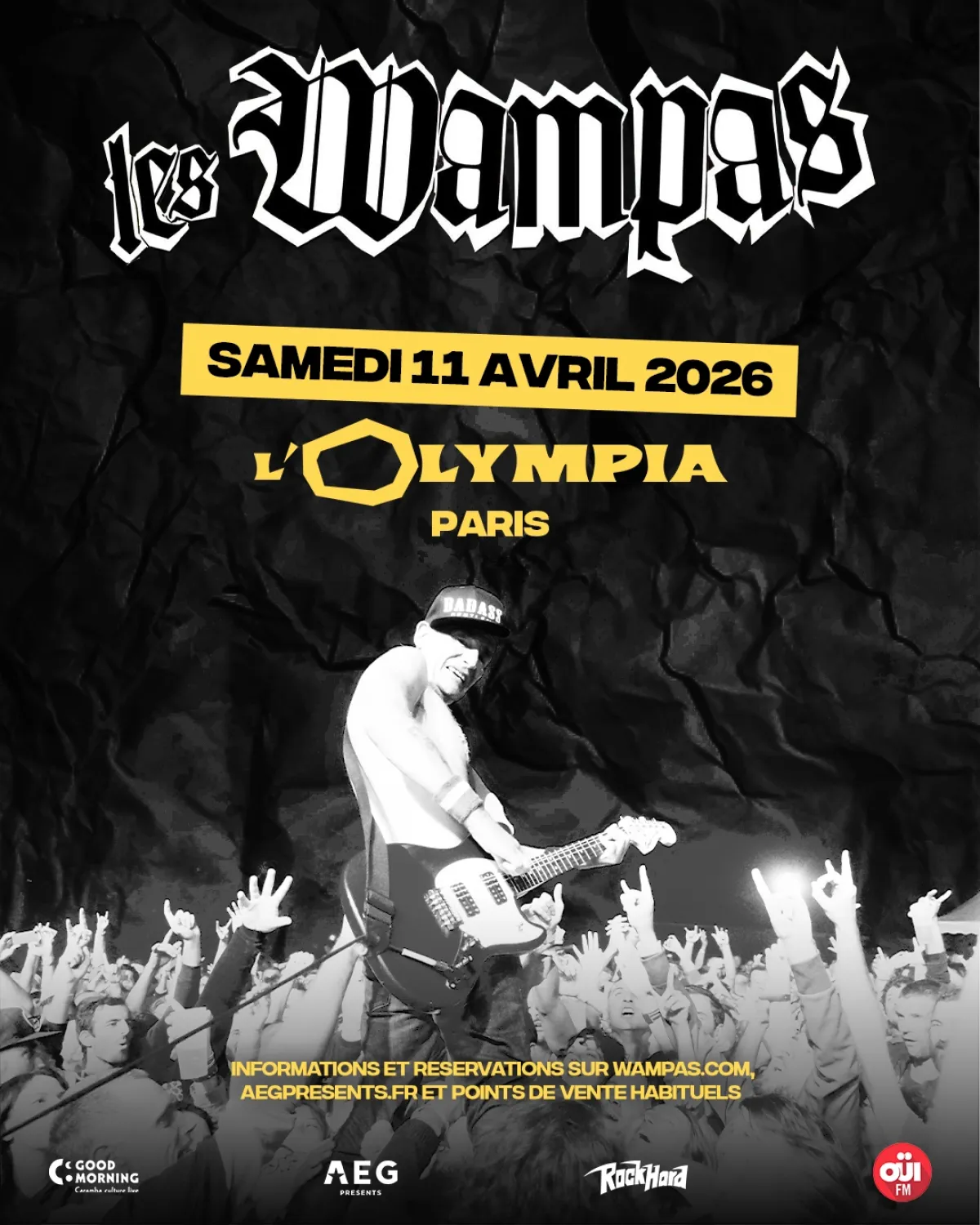 Billets Les Wampas (Olympia - Paris)
