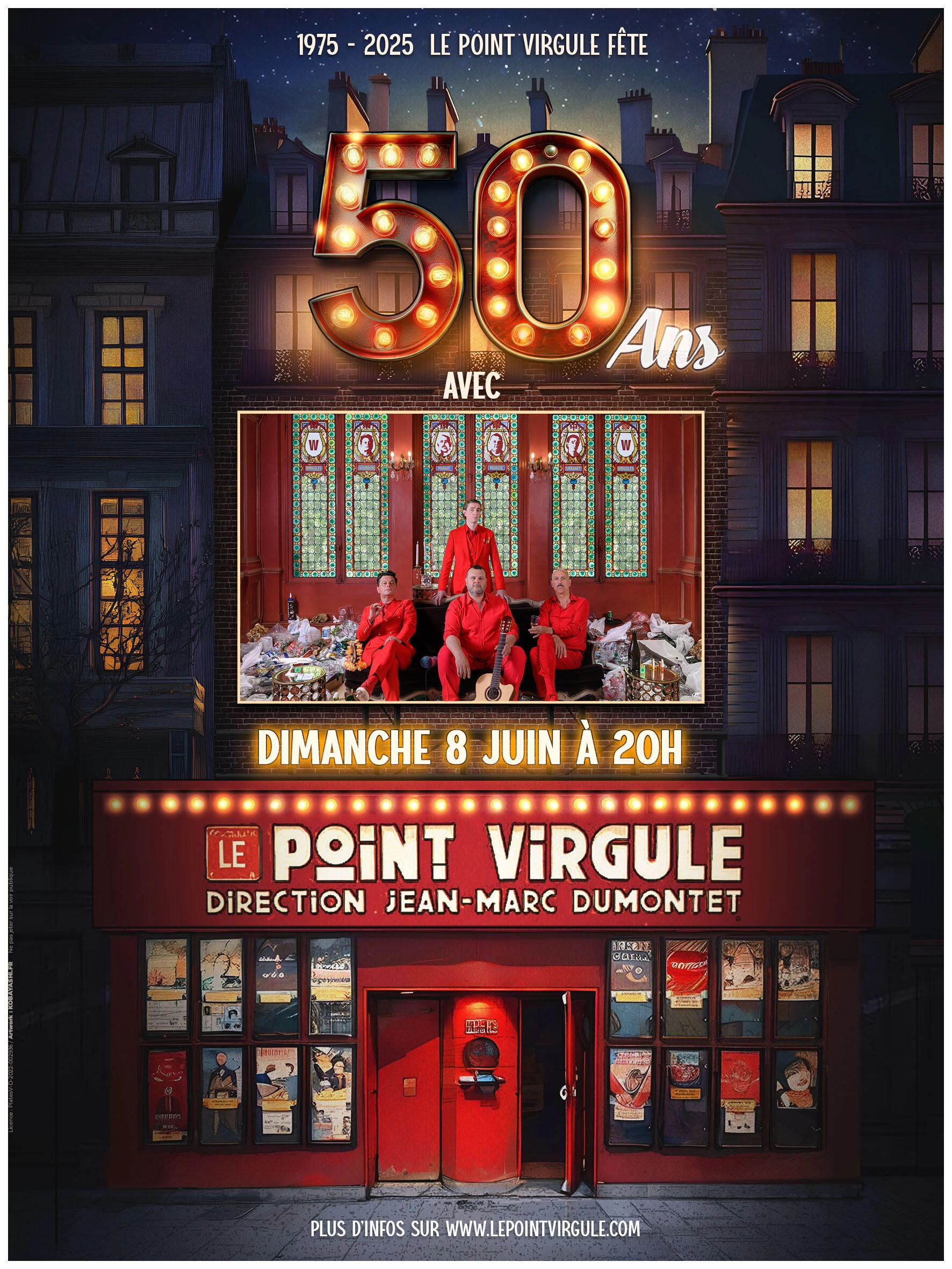 Les Wriggles en Theatre Le Point Virgule Tickets