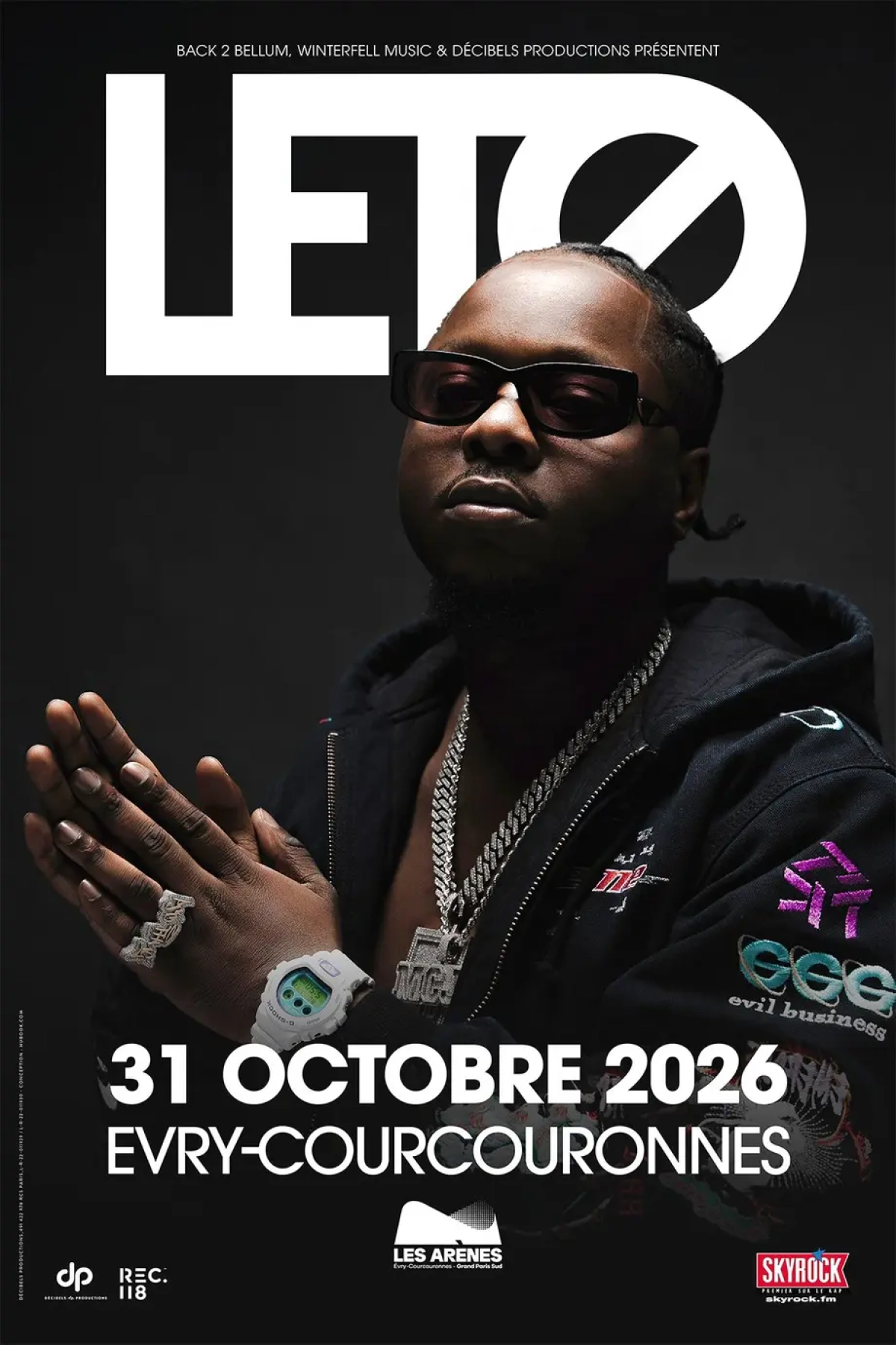 Billets Leto (Les Arènes Evry-Courcouronnes - Evry-Courcouronnes)