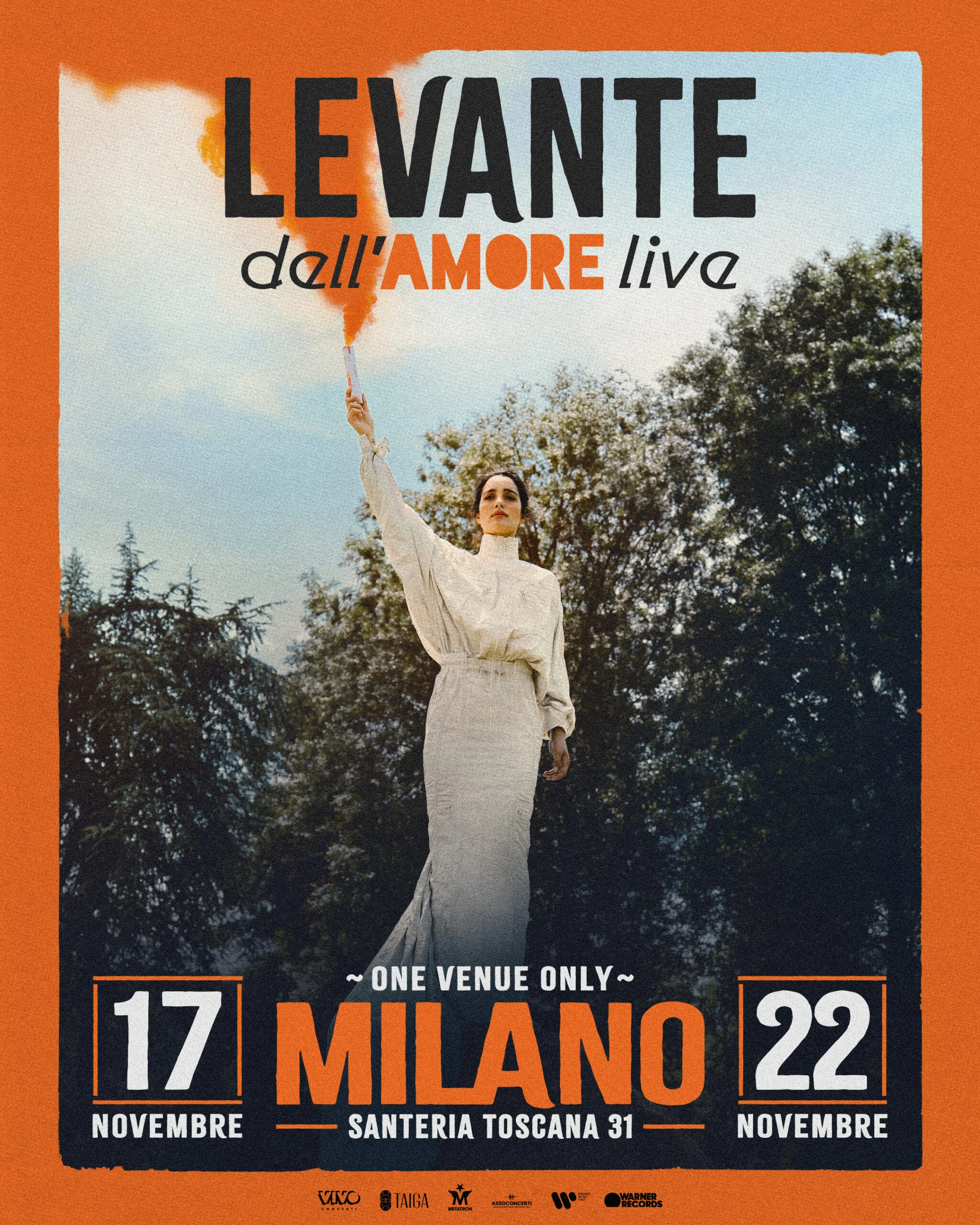 Levante at Santeria Toscana 31 Tickets