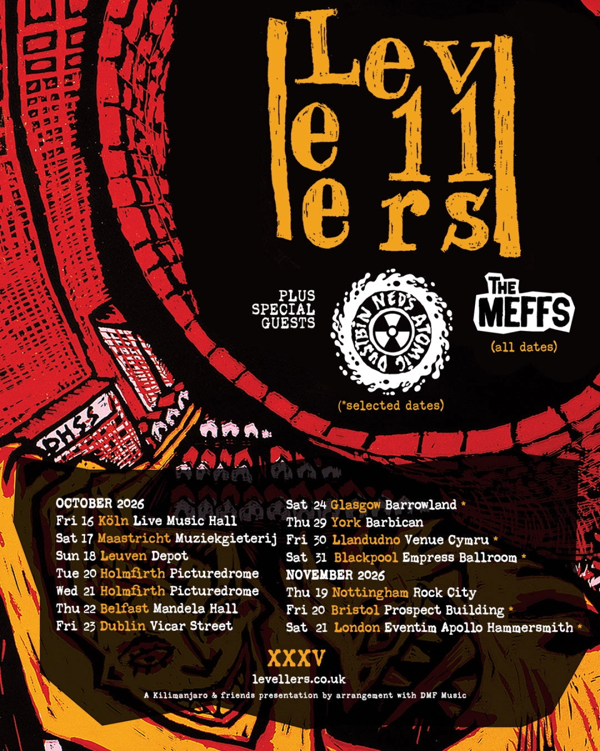 Levellers at Eventim Apollo Tickets