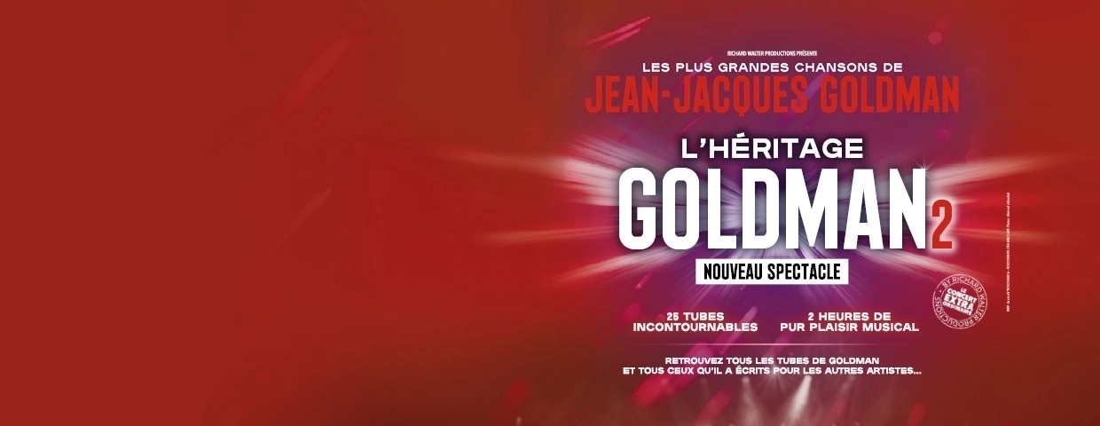 Billets L'heritage Goldman 2 (Reims Arena - Reims)