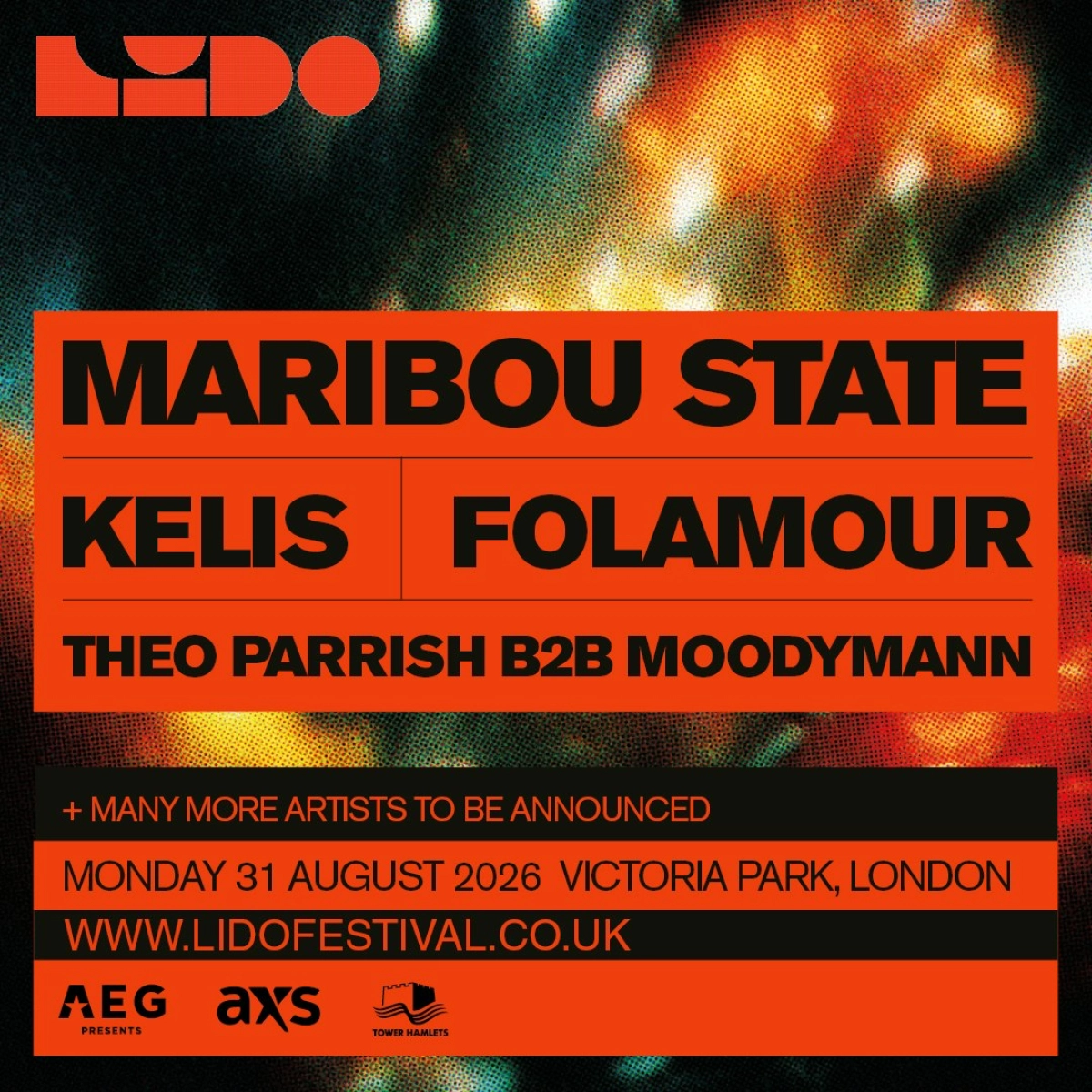 Lido Festival 2026 - Maribou State at Victoria Park London Tickets