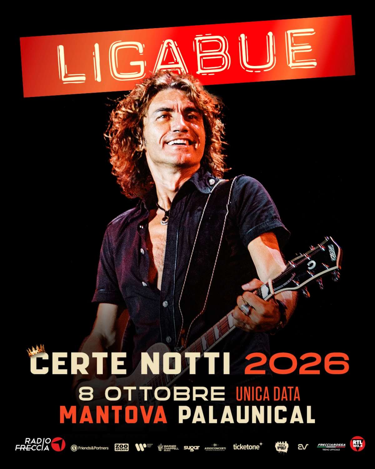 Ligabue at PalaUnical Tickets