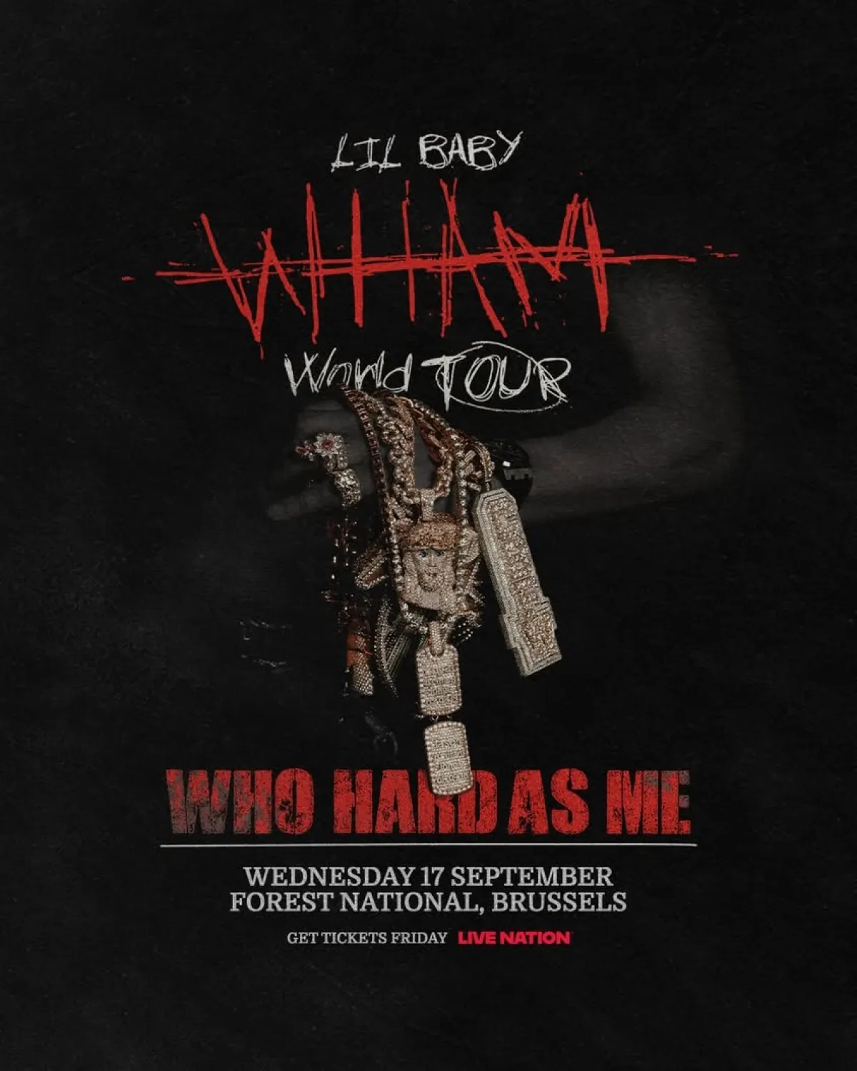 Billets Lil Baby (Forest National - Bruxelles)