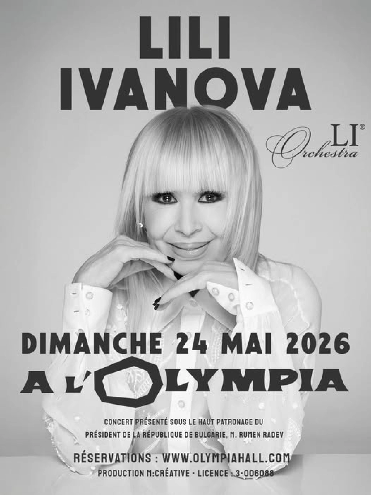 Billets Lili Ivanova (Olympia - Paris)