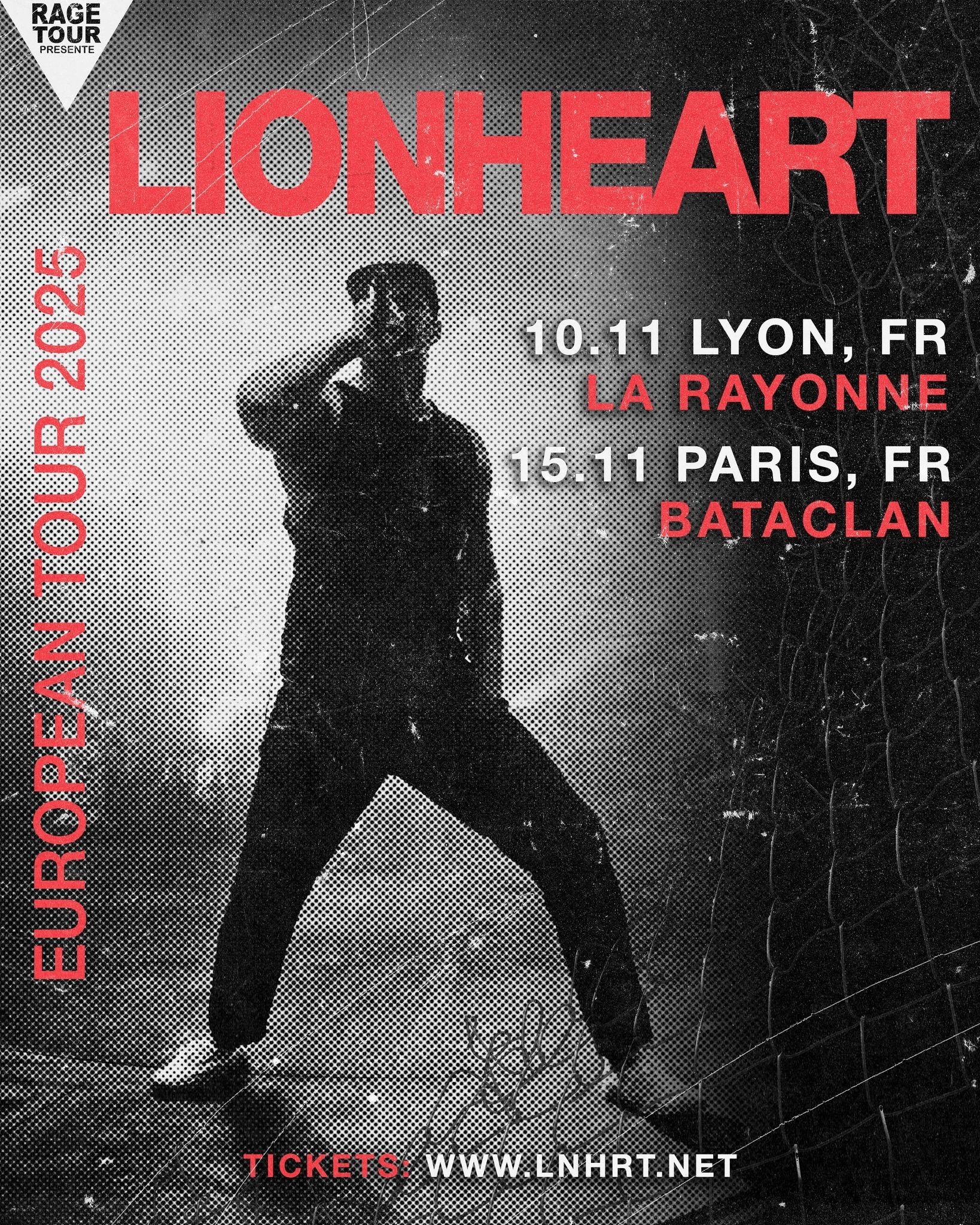 Billets Lionheart (Bataclan - Paris)