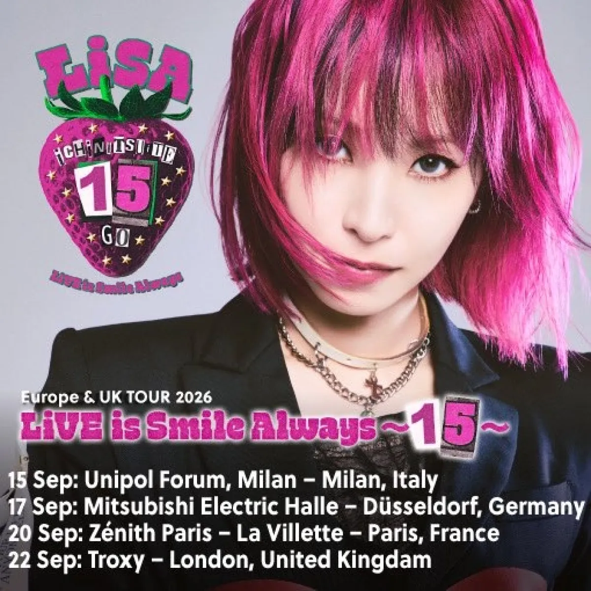 Billets LiSA (Forum Milano - Milan)