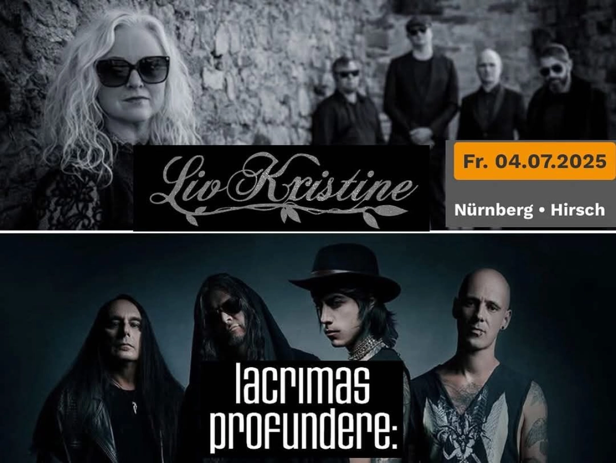 Liv Kristine - Lacrimas Profundere in der Hirsch Nürnberg Tickets