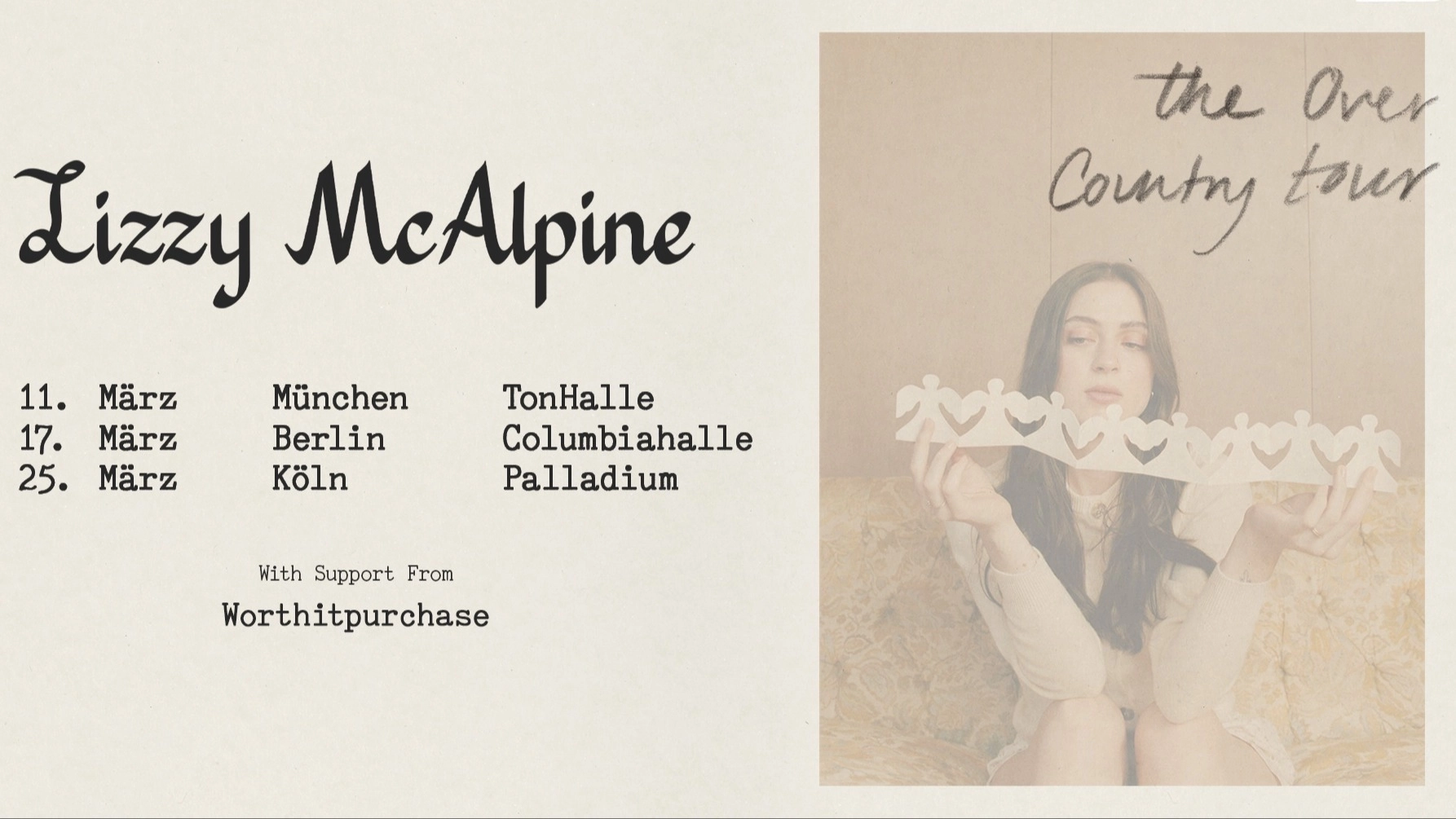 Billets Lizzy McAlpine (Columbiahalle - Berlin)